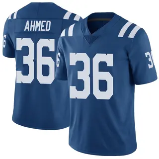 Indianapolis Colts Youth Salvon Ahmed Limited Color Rush Vapor Untouchable Jersey - Royal