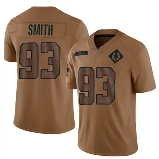 Indianapolis Colts Youth Tim Smith Limited 2023 Salute To Service Jersey - Brown