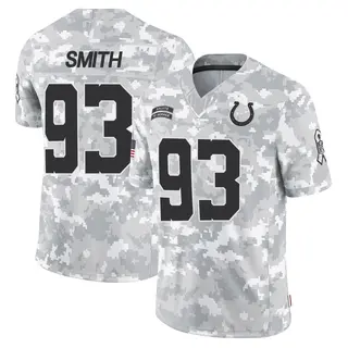 Indianapolis Colts Youth Tim Smith Limited 2024 Salute to Service Jersey - Arctic Camo